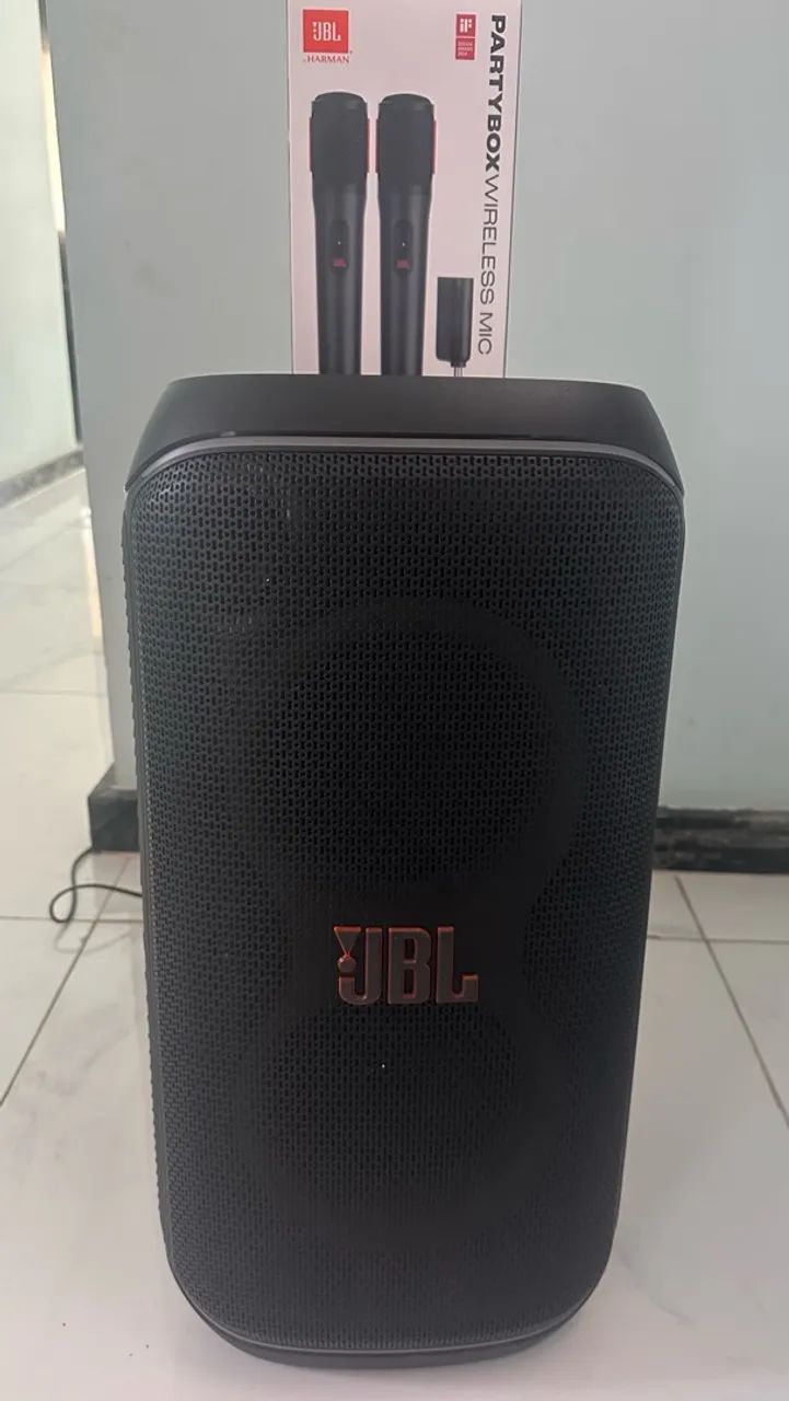 JBL PartyBox 120 com microfones sem fio - Foto 3