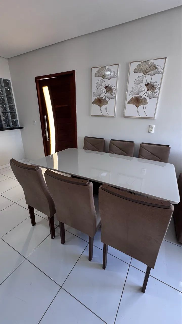 Mesa tampo de vidro - Foto 4