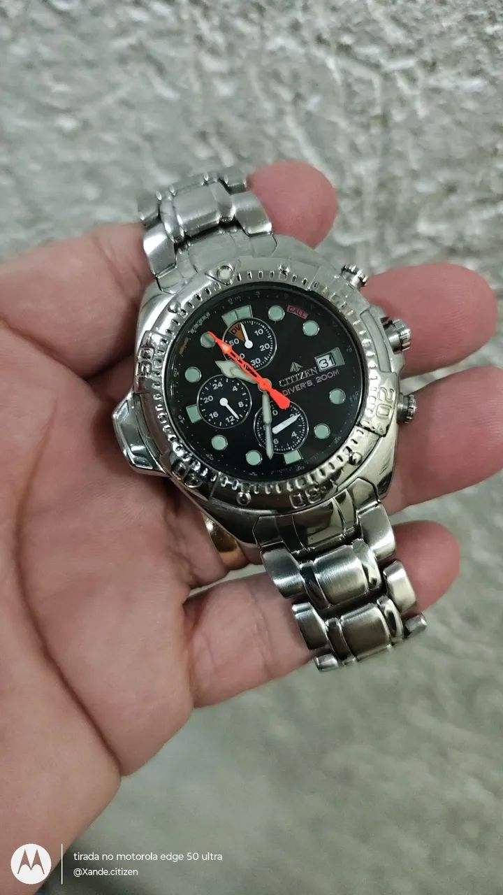 Relógio Citizen ecodrive Aqualand bj2040 tudo ok on - Foto 5