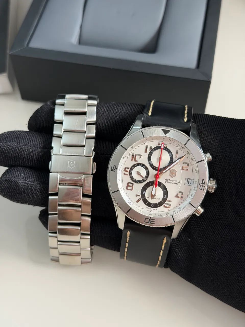 洋楽 prestige Relógio Victorinox Ambassador cronômetro automático - Acessórios