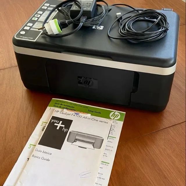 Impressora HP F4180 Multifuncional Funcionando - Imprime, Copia e Scanner