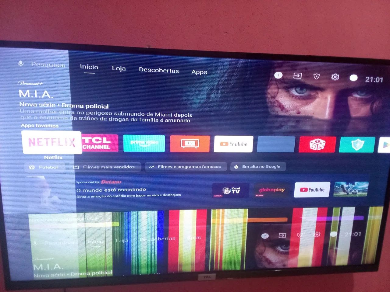 Tv tcl 43 ( defeito) 