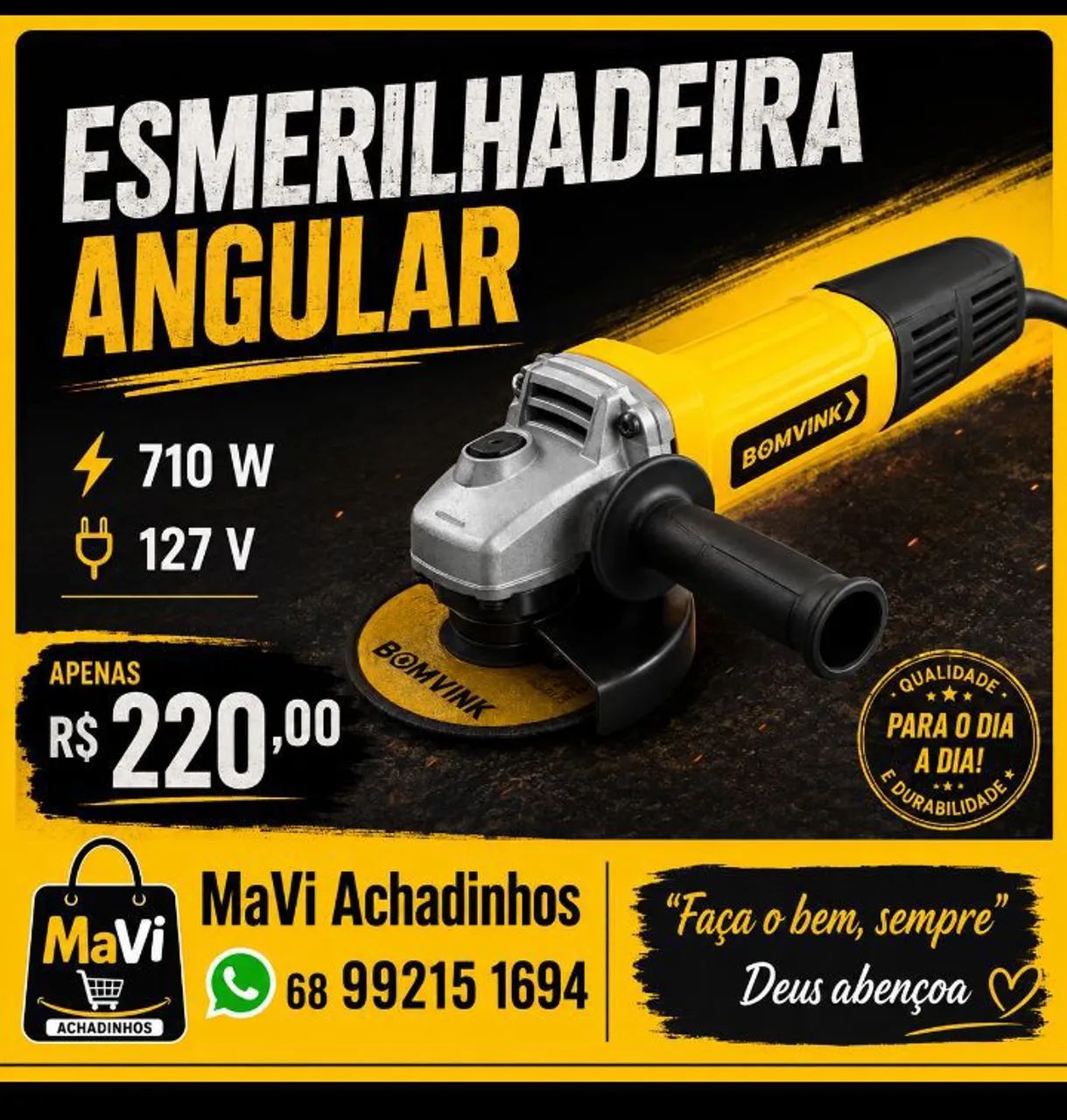 Esmerilhadeira angular 