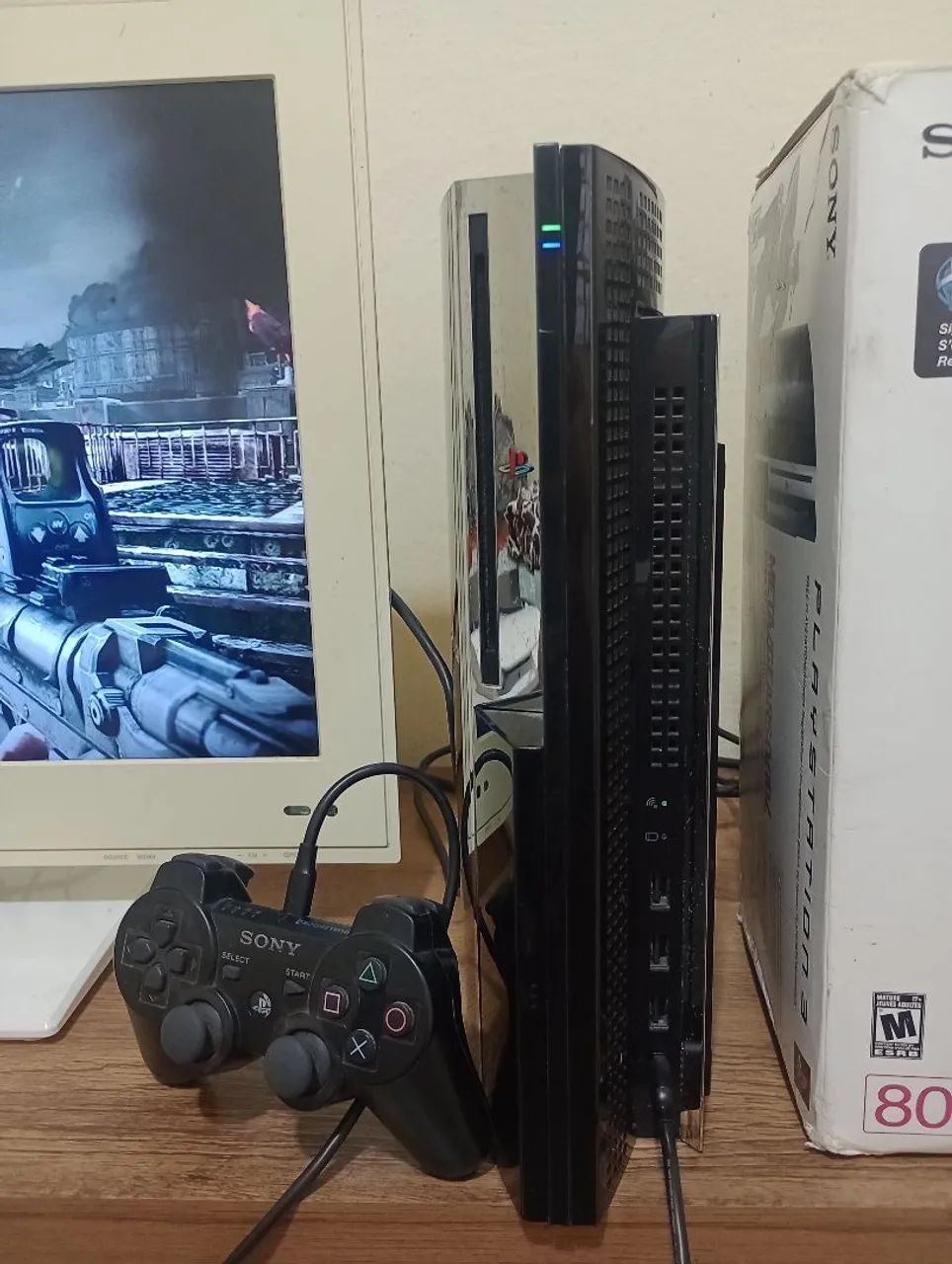 PS3 FAT 80GB RETROCOMPATIVEL COM  PS2 CFW4.93 - Foto 3