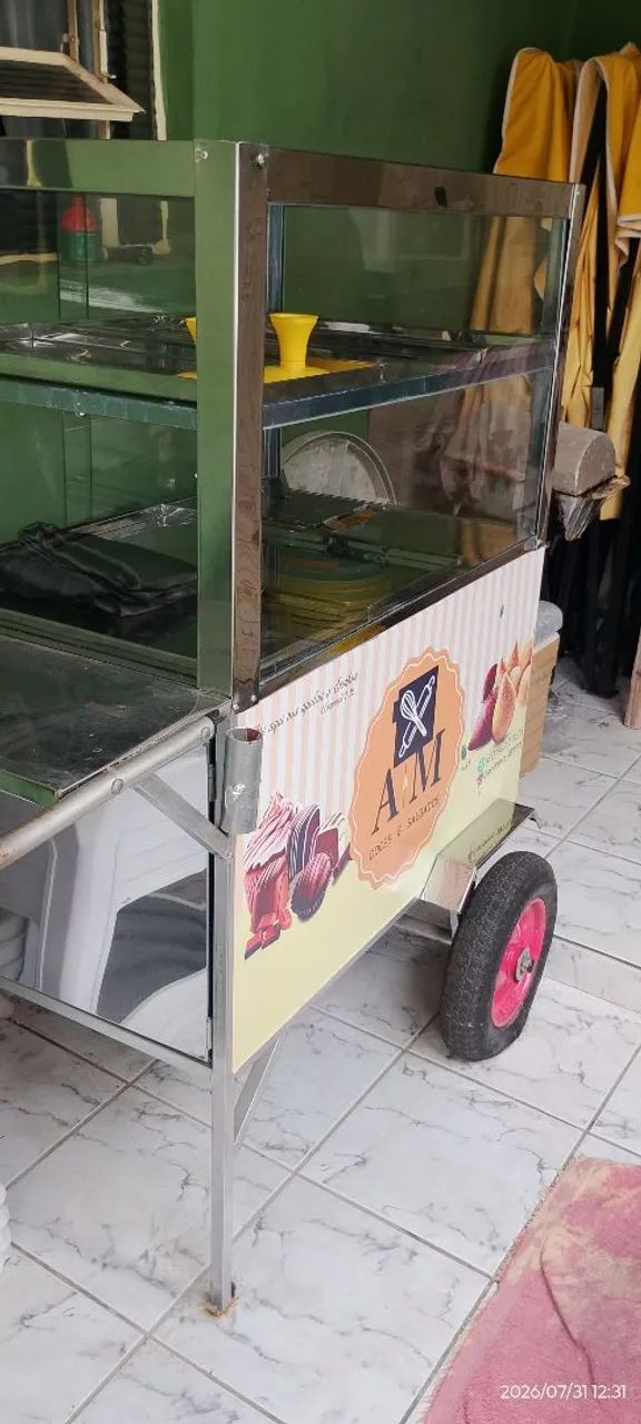 Carrinho expositor de doces e salgados  - Foto 4