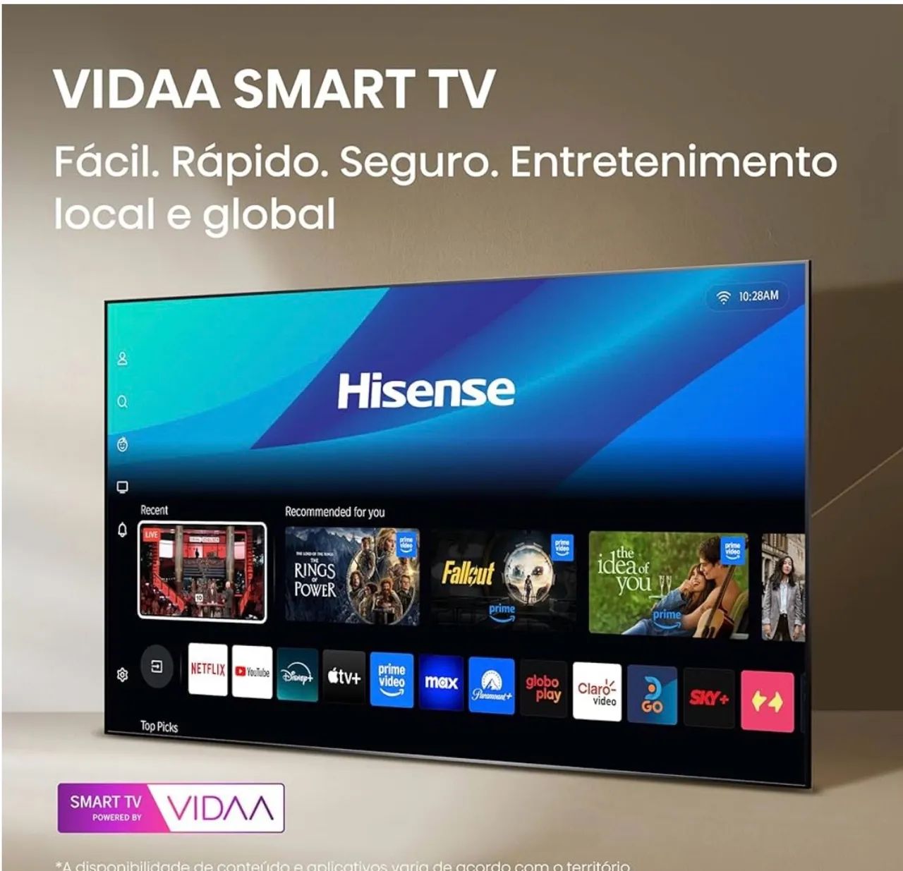 Smart TV Hisense 65 Polegadas - Foto 5