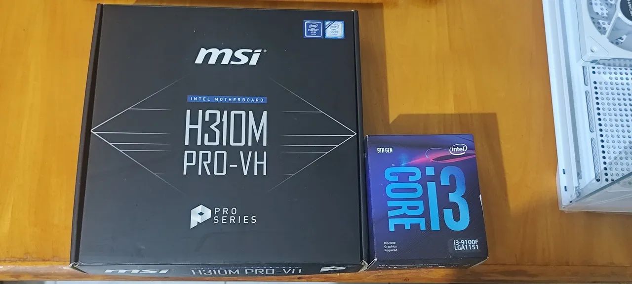 Kit Intel / placa mãe 1151 + core i3 9geração