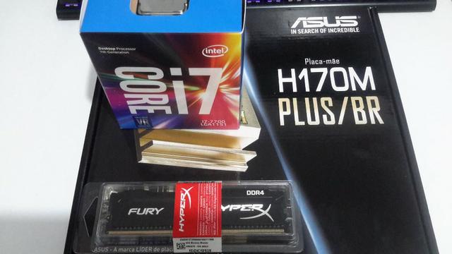 Kit Gamer i7 7700 7 Geraçao
