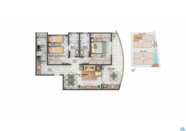 Apartamento à venda com 2 dormitórios em Pantano do sul, Florianopolis cod:14370 - Foto 9