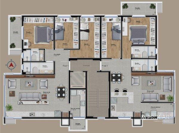 Apartamento à venda com 2 dormitórios em Sao francisco, Bento gonçalves cod:9739 - Foto 8