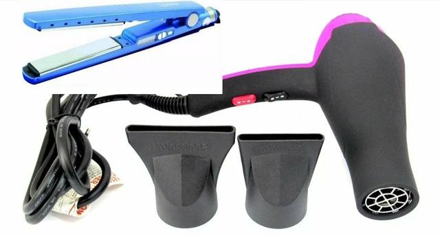 Kit Prancha nano profissional + Secador profissional 8600w - Foto 2