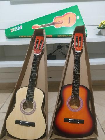 Violão Acústico cordas de Nylon para Crianças e Adolescentes - Temos Infantil