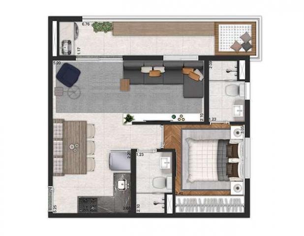 Espaço Pompéia - apartamento de 2 quartos com ótima localização - SP - ID1006 - Foto 10