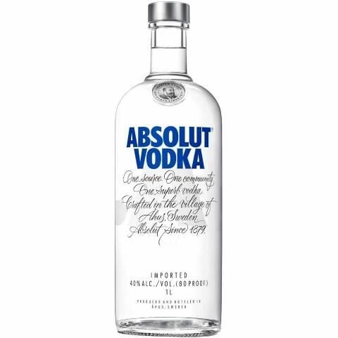 Vendo vodka absolut lacrada