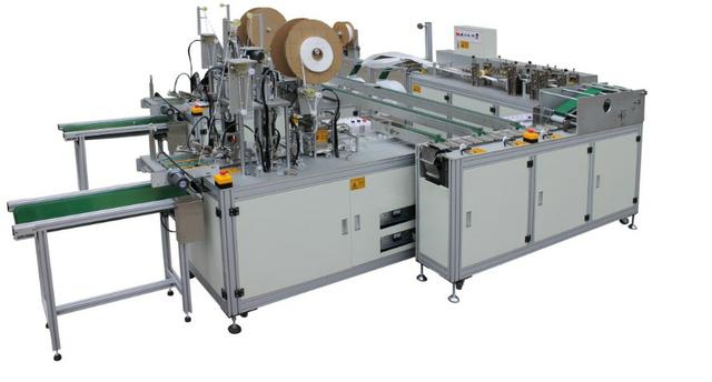 Máquina para produção de máscaras cirúrgicas