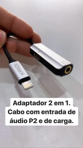 Adpador para ouvir música e carregar ao mesmo tempo o seu iPhone