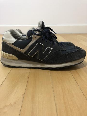 Tênis new balance azul escuro 574 - Foto 2