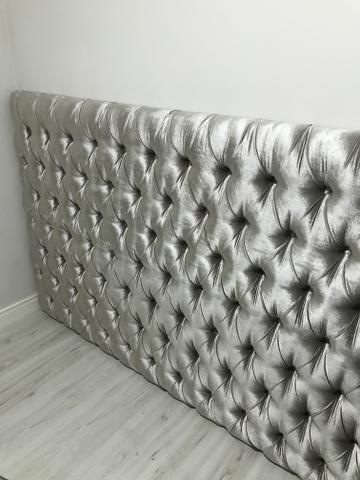 Vendo cabeceira de cama toda em capitonê