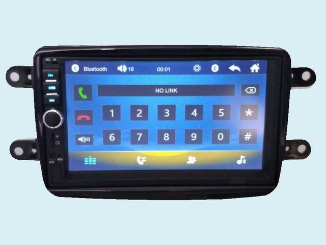Multimídia Pálio Idéa Siena Strada Duster Sandero Logan Kwid GPS Por Espelhamento Ent USB - Foto 5