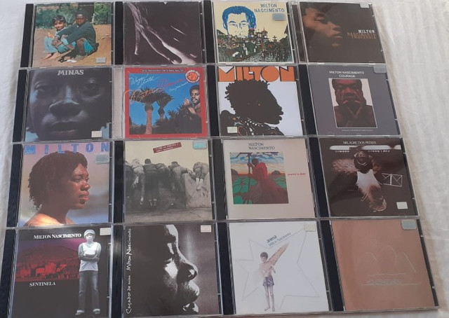 Cd's - Coleção Milton Nascimento - 37 unidades
