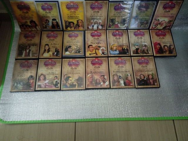 DVDs contos de fadas, 20 dvds