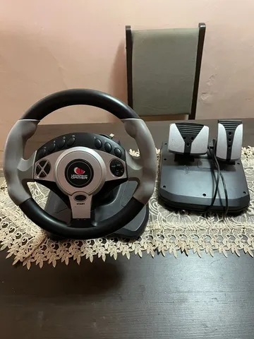 VOLANTE PS3 PC GAMER LOGITECH G27 RACING WHEEL 11' 6 BOTOES 1X USB -  SEMINOVO