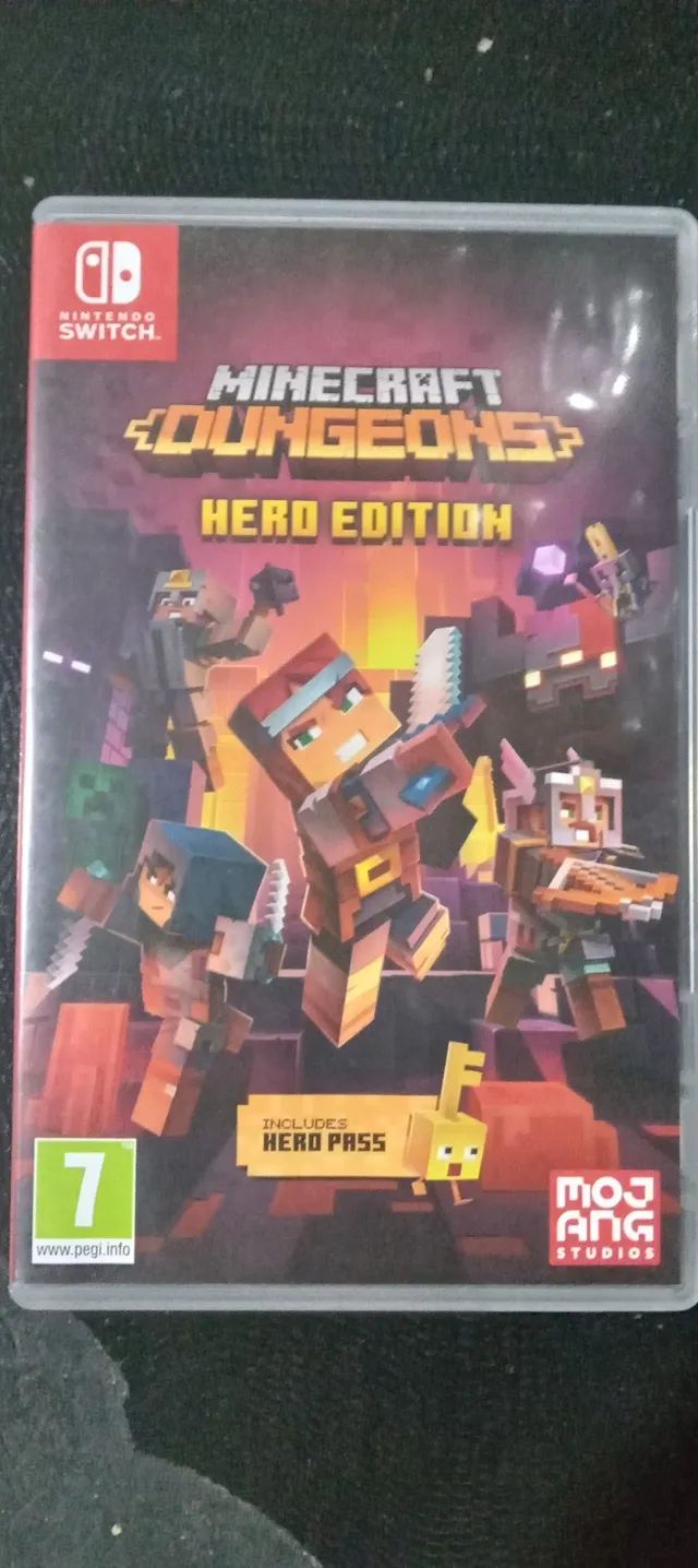 Jogo Minecraft Dungeons Hero Edition Nintendo Switch Fisico