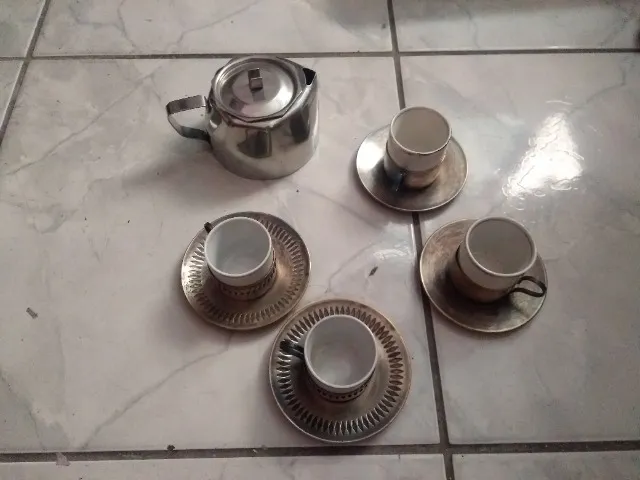 Jogo de cha inox  +49 anúncios na OLX Brasil