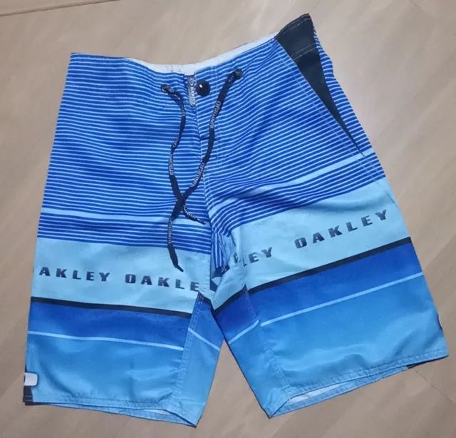 Shorts Oakley Azul Moda praia. - Foto 2