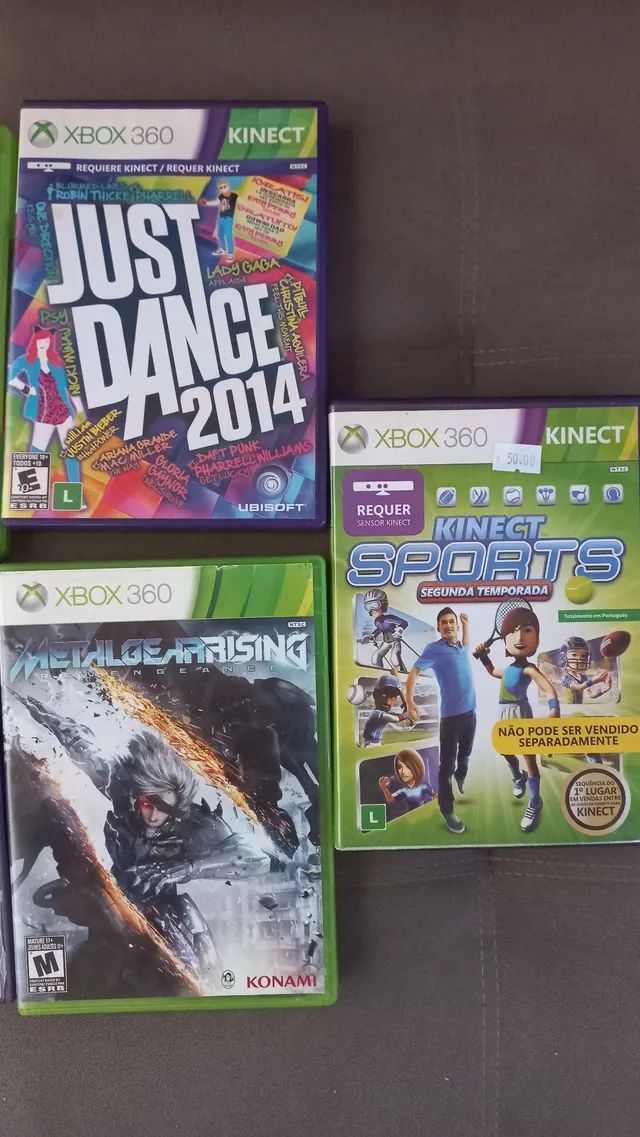 Vendo 4 jogos de kinect para Xbox 360 - Videogames - Gradim, São Gonçalo  1244787452