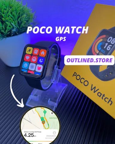 SmartWatch POCO watch tela Amoled + GPS