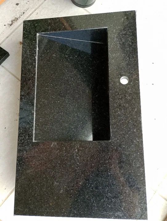 Bancada granito banheiro 