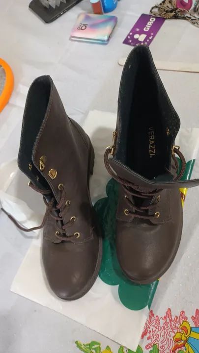 Botas Femininas Verazzil Marrom