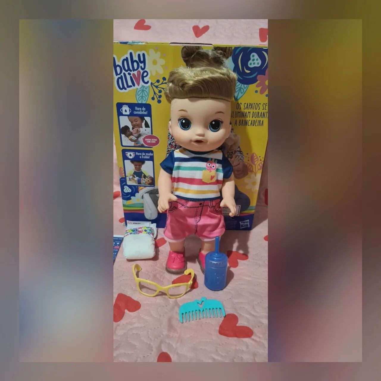 Baby alive passos e sorrisos menino Brinquedos e Jogos Parque