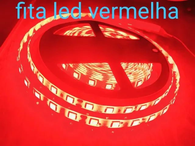 Fita Led vermelha 5 metros