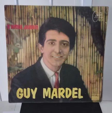 Raro LP Disco de Vinil Guy Mardel Música Francesa