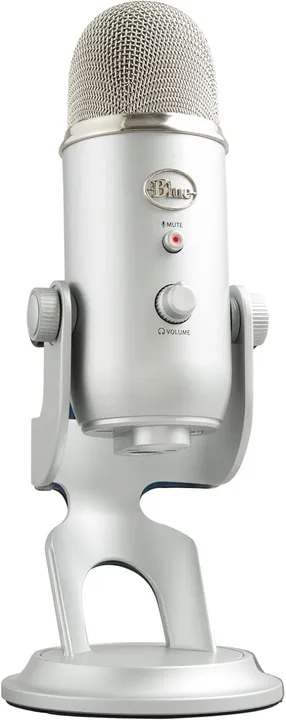 Microfone Sem fio Blue Yeti + Suporte Articulado