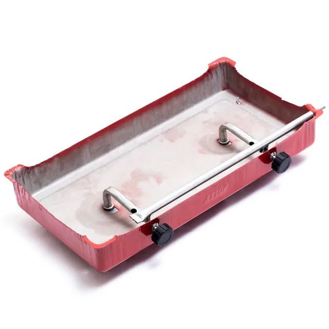 Fogão Portátil Camping Duas Bocas A Gás Vermelho - Foto 3