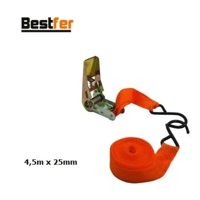 Kit Cinta E Catraca P/amarração De Carga 4,5mx25mm Bfh1467 - Foto 2