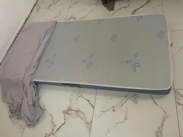 Colchão Solteiro Querubin Liso 88cm Espuma D20 - Solteiro - Foto 4