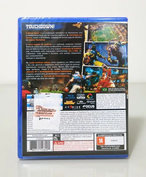 Blood Bowl Ps4 Lacrado  - Foto 2