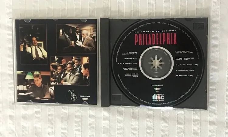 cd trilha filme philadelphia - Foto 4