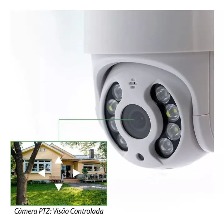 CAMERA IP DE SEGURANÇA EXTERNA WIFI SMART WIFI ICSEE (ENTREGA GRATIS) - Foto 3