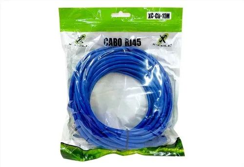 Cabo de Rede RJ-45 10M CAT6 X-CELL XC-CAT6-10 - Wzetta - Foto 2