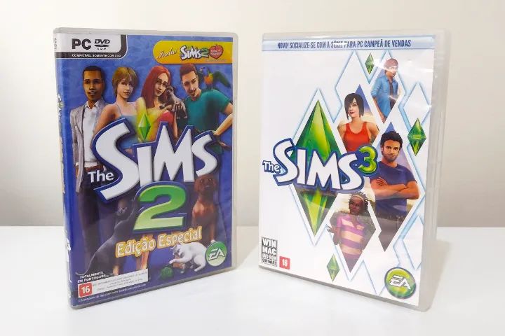The Sims 2 Edição Especial e The Sims 3 - PC DVD-ROM