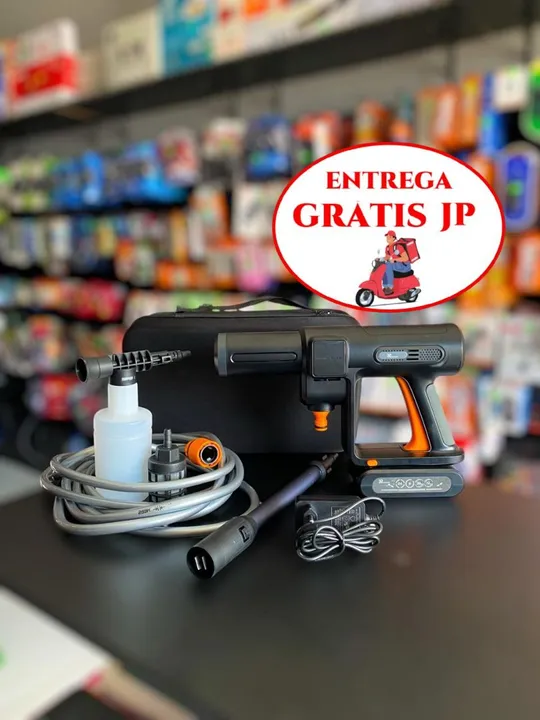 LAVADORA PORTÁTIL DE ALTA PRESSÃO SEM FIO