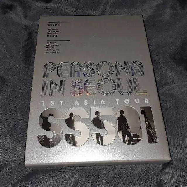 Boxset 3 dvds SS501 asia tour