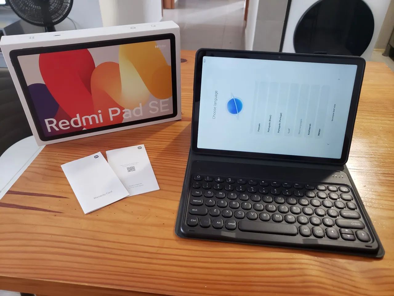 Tablet Xiaomi Redmi Pad SE Novo com Capa Teclado e Mouse