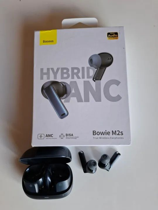 Fones de Ouvido Baseus Bowie M2s - True Wireless com ANC