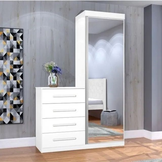 quarto comoda armario com espelho